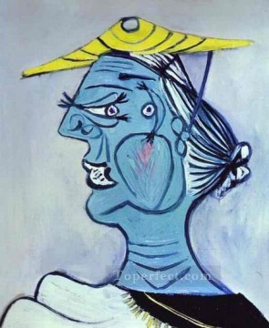  woman - Portrait Woman in Hat 1938 Cubism Pablo Picasso